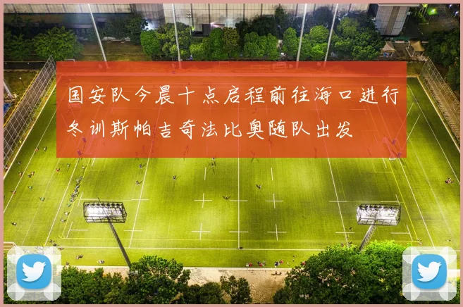国安队今晨十点启程前往海口进行冬训斯帕吉奇法比奥随队出发